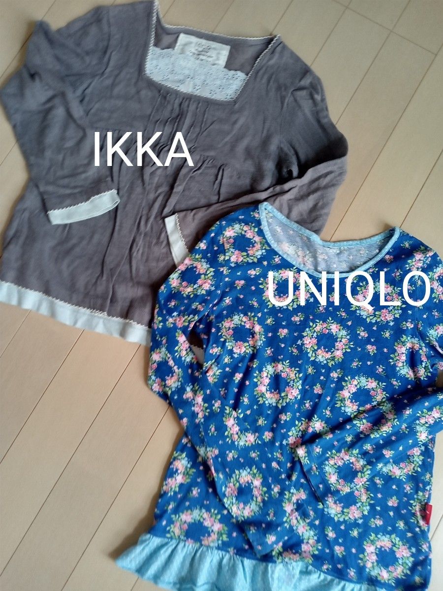 サイズ140 カットソーセットUNIQLO＆IKKA