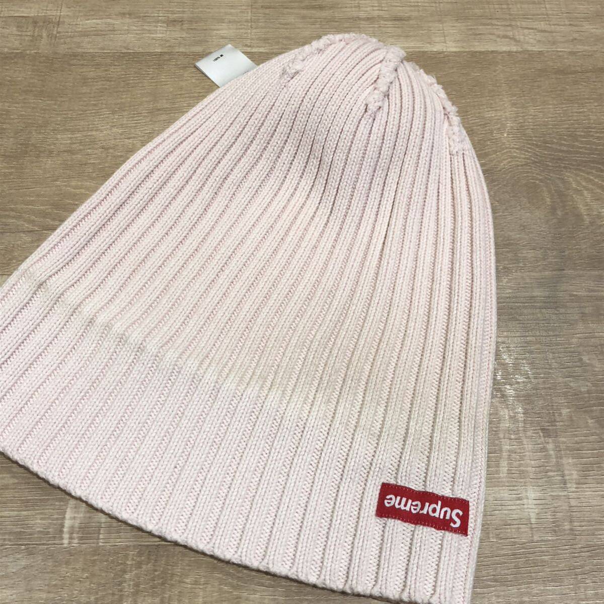 ★1円スタート!!★ Supreme ビーニー ピンク ニット帽 ニットキャップ 帽子 ニット シュプリーム Beanie コットン DD0の画像8