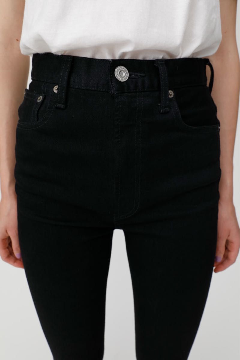 moussy Black skinny denim 23inch