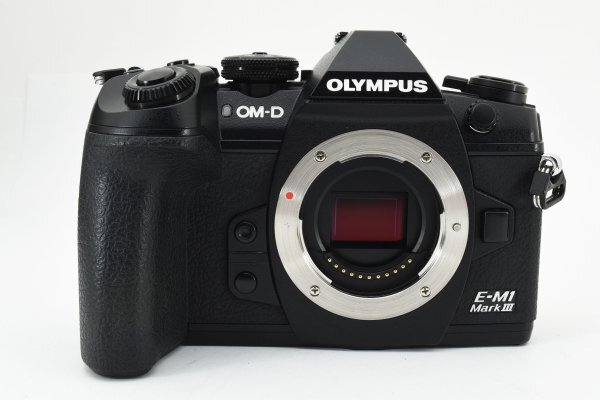 ●美品●オリンパス OLYMPUS ミラーレス一眼カメラ OM-D E-M1 MarkIII ボディ ブラック / 元箱・付属品付【0403B】_画像3