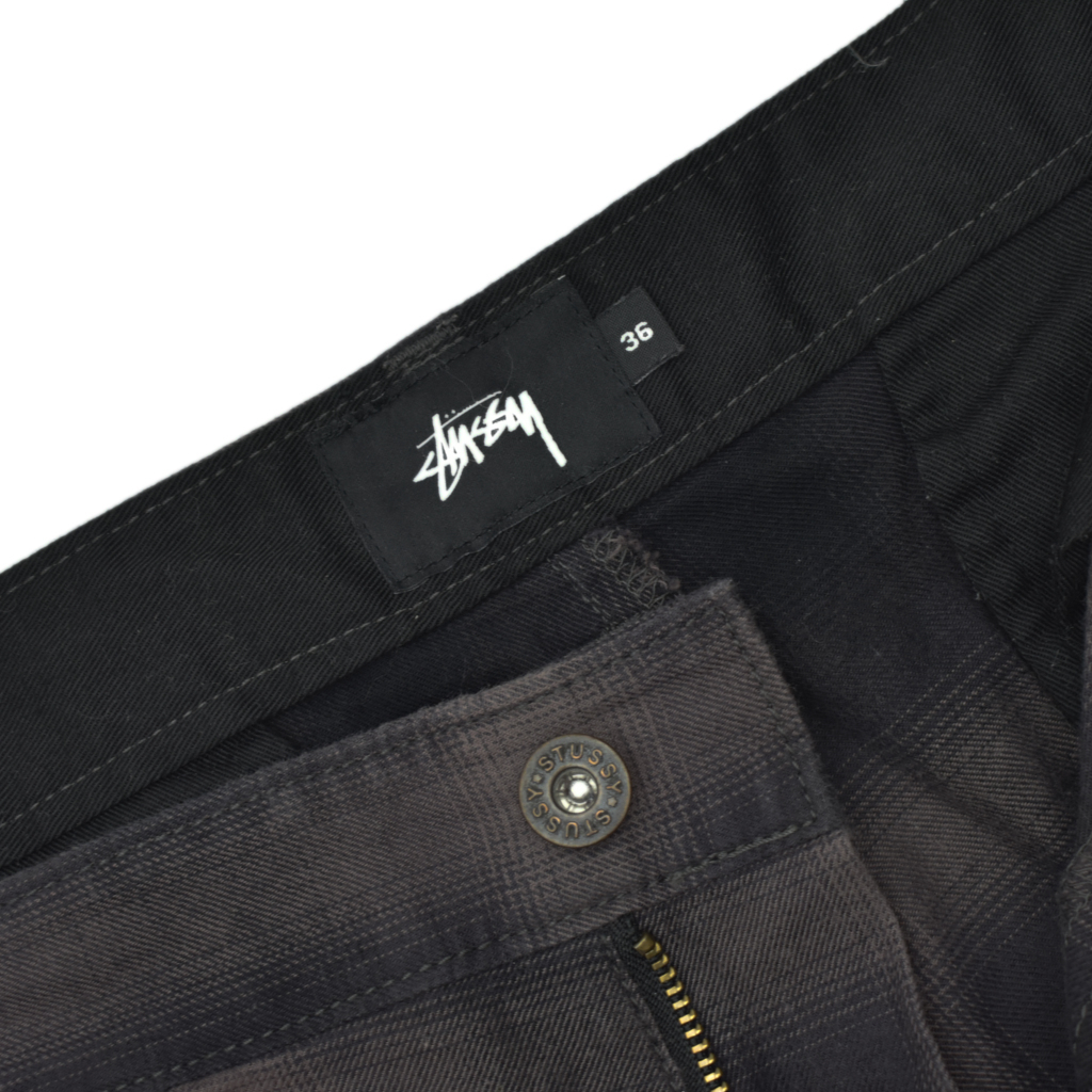 stussy ステューシー × Dickies ディッキーズ オンブレチェック ショーツ ブラック size.36_画像4