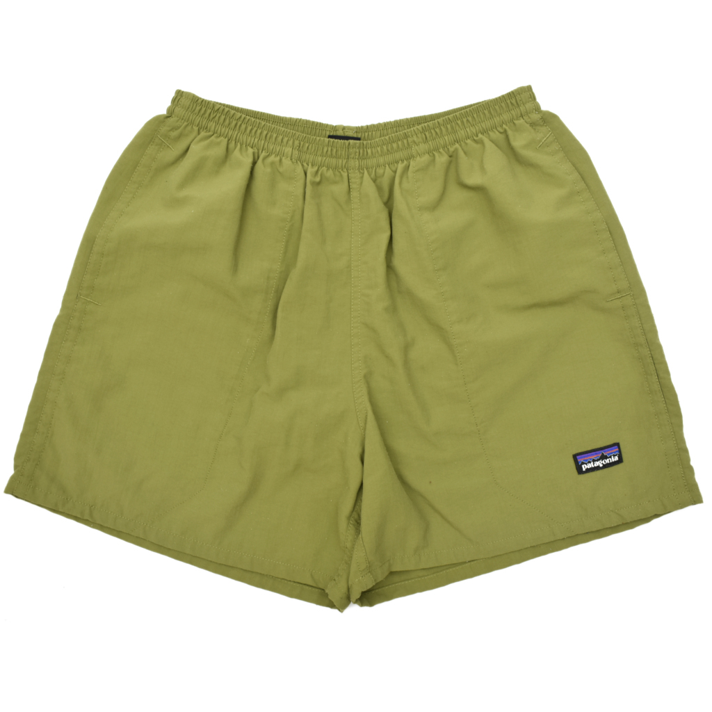 希少 廃版カラー patagonia パタゴニア 2014ss メンズ バギーズショーツ ５インチ WIL(Willow Herb Green) size.S オリーブ グリーンの画像1