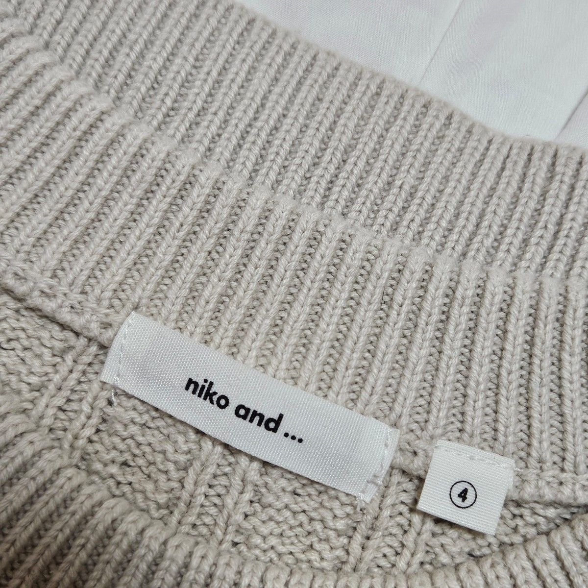 niko and ドッキングプルオーバー ニット シャツ ブラウス niko and ドッキングプルオーバー ニット シャツ ブラウス