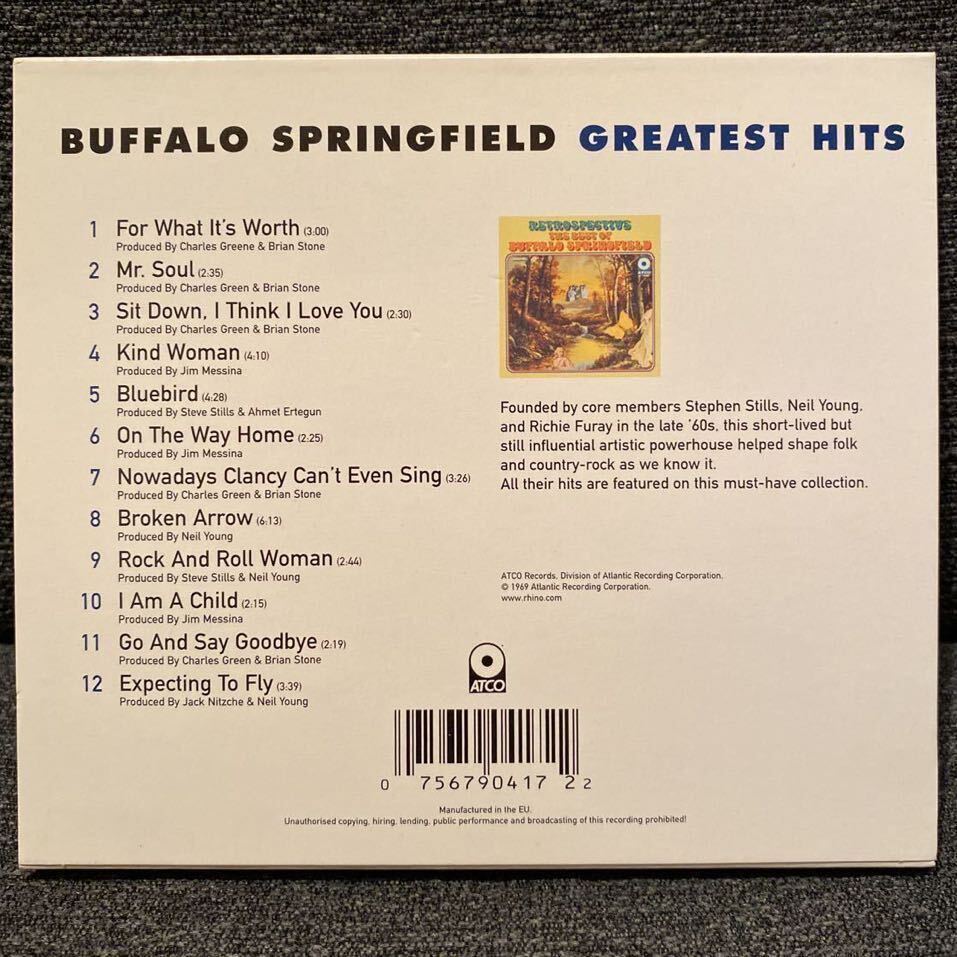 「Buffalo Springfield Greatest Hits〜Retrospective : The Best of Buffalo Springfield」EU盤・紙スリーブ_画像2