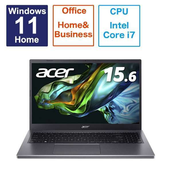 Acer A515-58P-N76Y/SF (Aspire 5)　Core i7-1355U/16GB/512GB/15.6型/Office 2021（未開封）　1年保証付　程度極上　送料無料_画像1