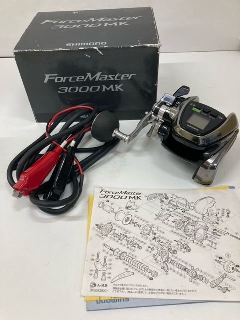 【ジャンク品】 シマノ 12 フォースマスター 3000MK SHIMANO Force Master 電動リール【H23】_画像1