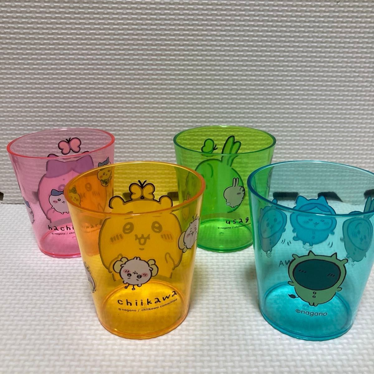 ちいかわ　プラスチックカップ　4点セット