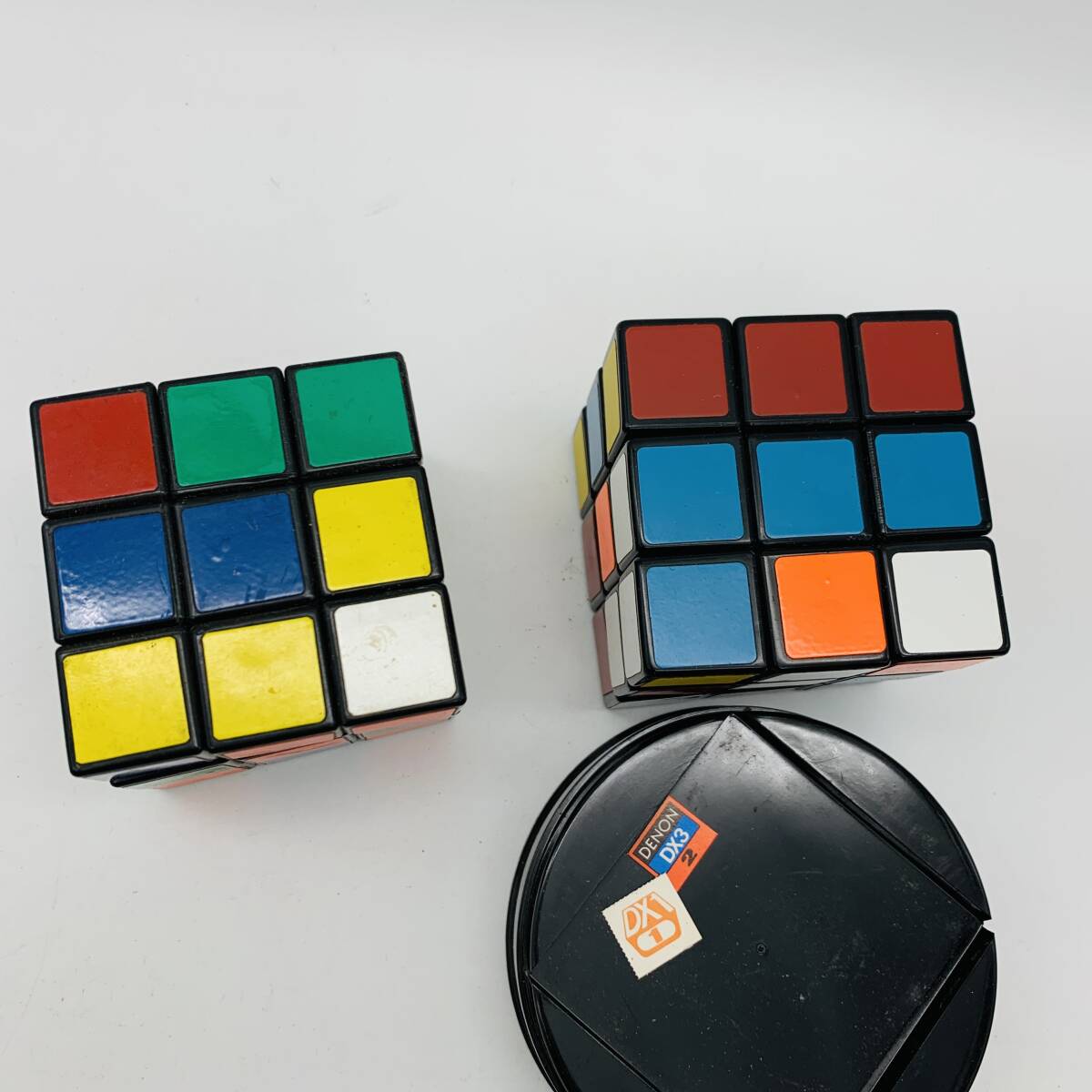 【当時物】2個セット MIRACLE PUZZLE ルービックキューブ Rubik's CUBE 立体パズル ツクダオリジナル 昭和レトロ アンティーク 20240413G99