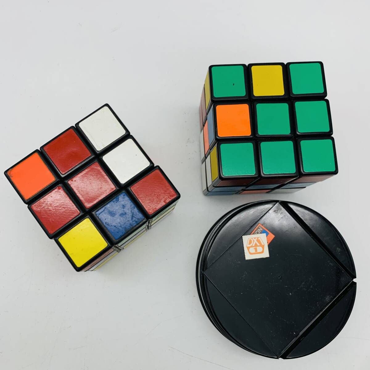 【当時物】2個セット MIRACLE PUZZLE ルービックキューブ Rubik's CUBE 立体パズル ツクダオリジナル 昭和レトロ アンティーク 20240413G99