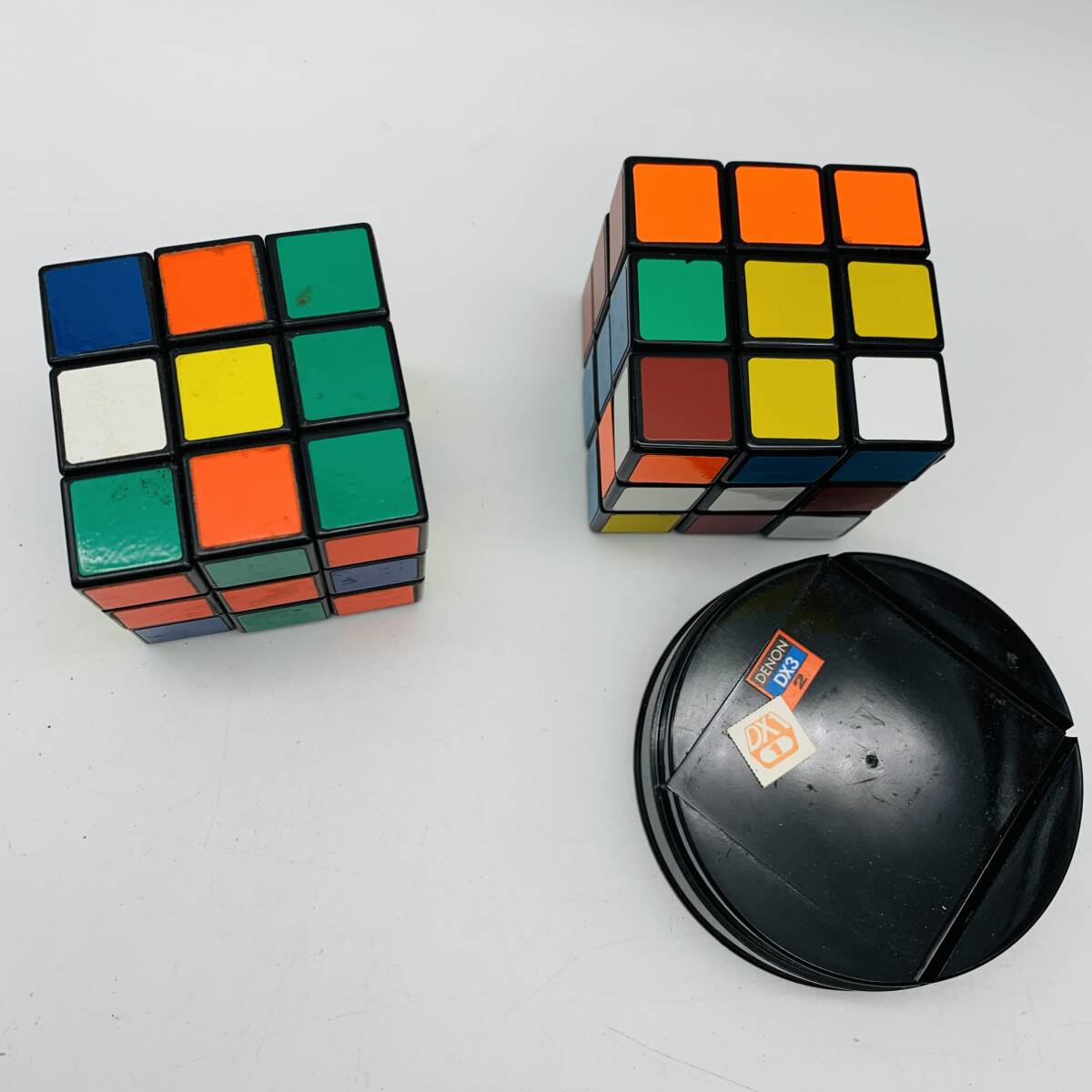 【当時物】2個セット MIRACLE PUZZLE ルービックキューブ Rubik's CUBE 立体パズル ツクダオリジナル 昭和レトロ アンティーク 20240413G99