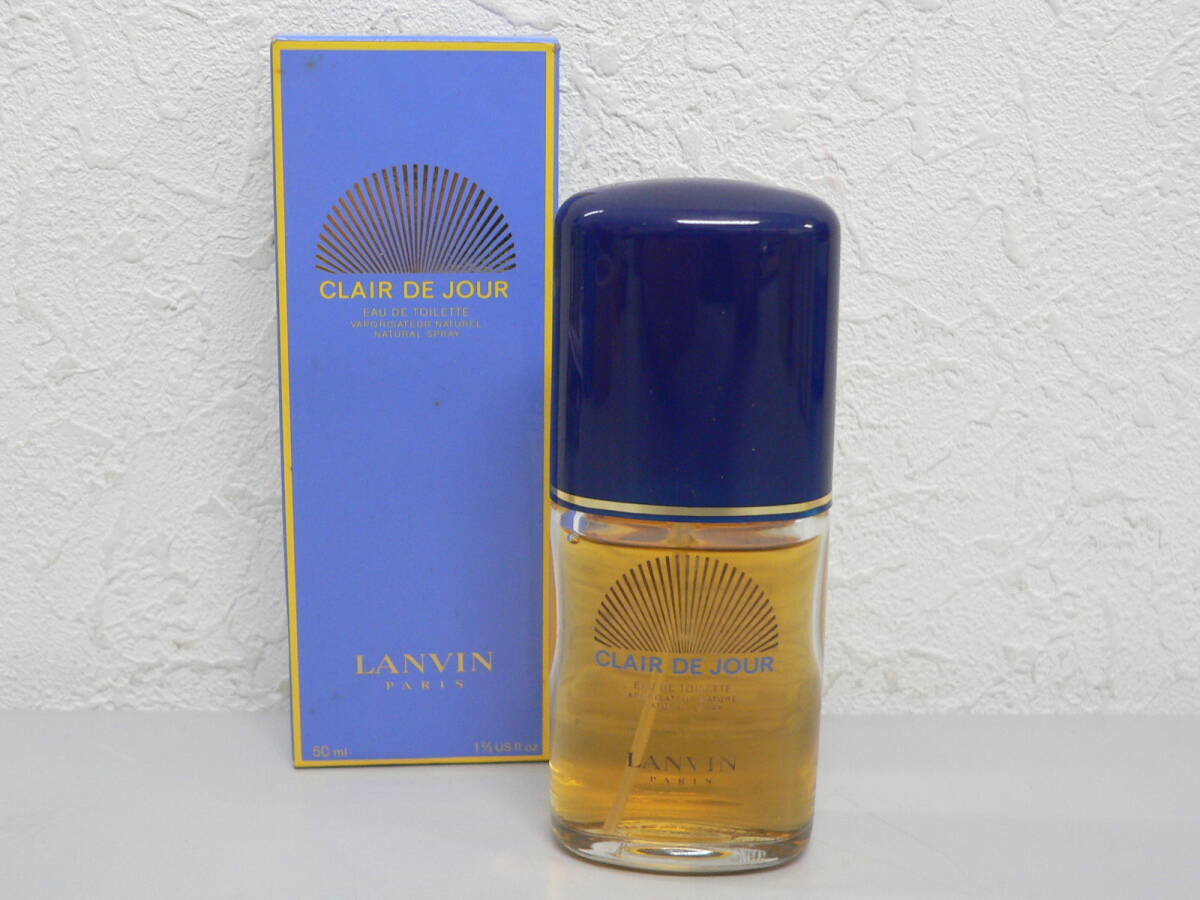 #3867　LANVIN　CLAIR DE JOUR　EDT　50ml　ほぼ未使用_画像4