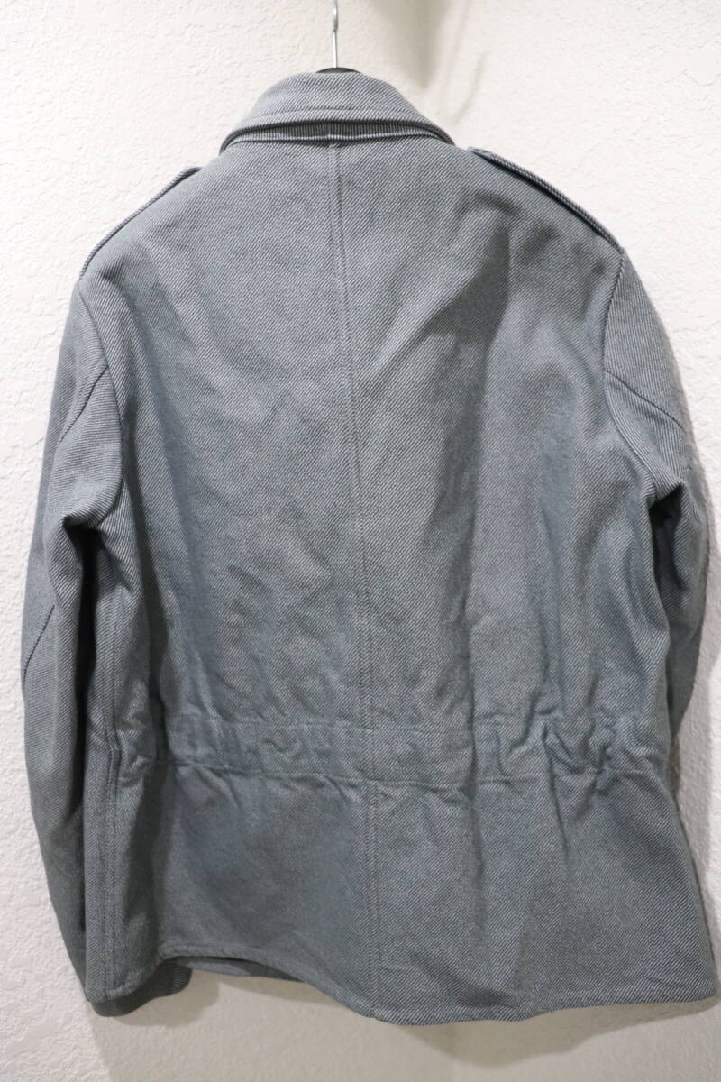 即決 2000年代初頭 A.P.C. アーペーセー apc フランス製 スイス軍 アルミ釦 ミリタリーシャツジャケット アーミーシャツ レディースS_画像6