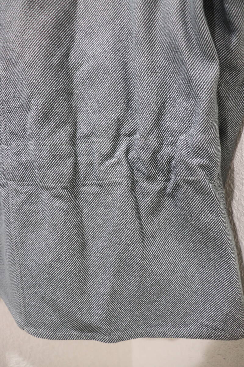 即決 2000年代初頭 A.P.C. アーペーセー apc フランス製 スイス軍 アルミ釦 ミリタリーシャツジャケット アーミーシャツ レディースS_画像8