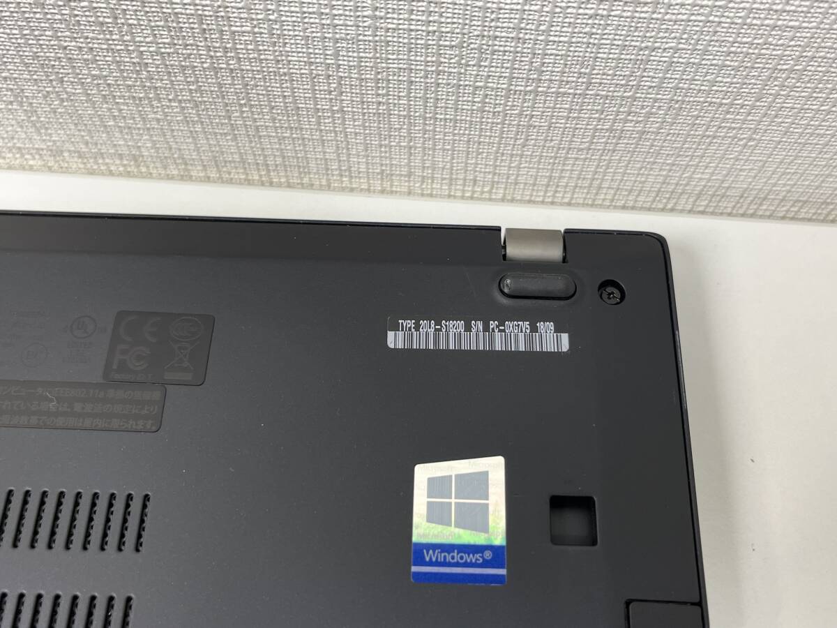 レノボ Thinkpad T480s i7-8650u/16gb/256gb FHD ノートパソコン Windows10 綺麗 100Bの画像8