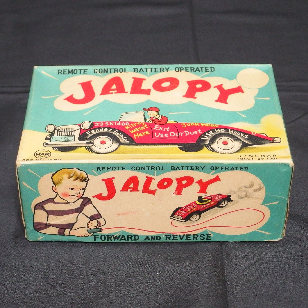 LINEMAR◆ラインマー製 1950年代 Remote Control Battery Operated JALOPY 元箱付き 完動品◆_画像2