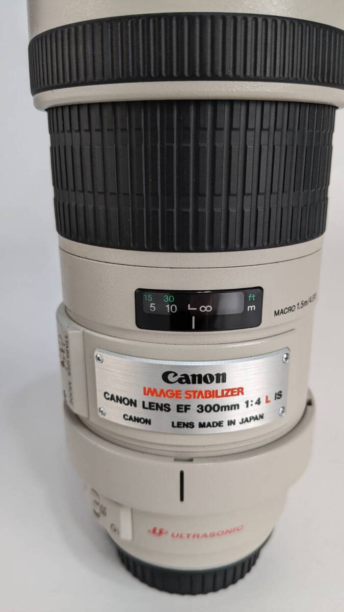 Canon LENs EF 300mm F4 L IS 大口径　単焦点望遠レンズ　キャノン　現状品_画像4