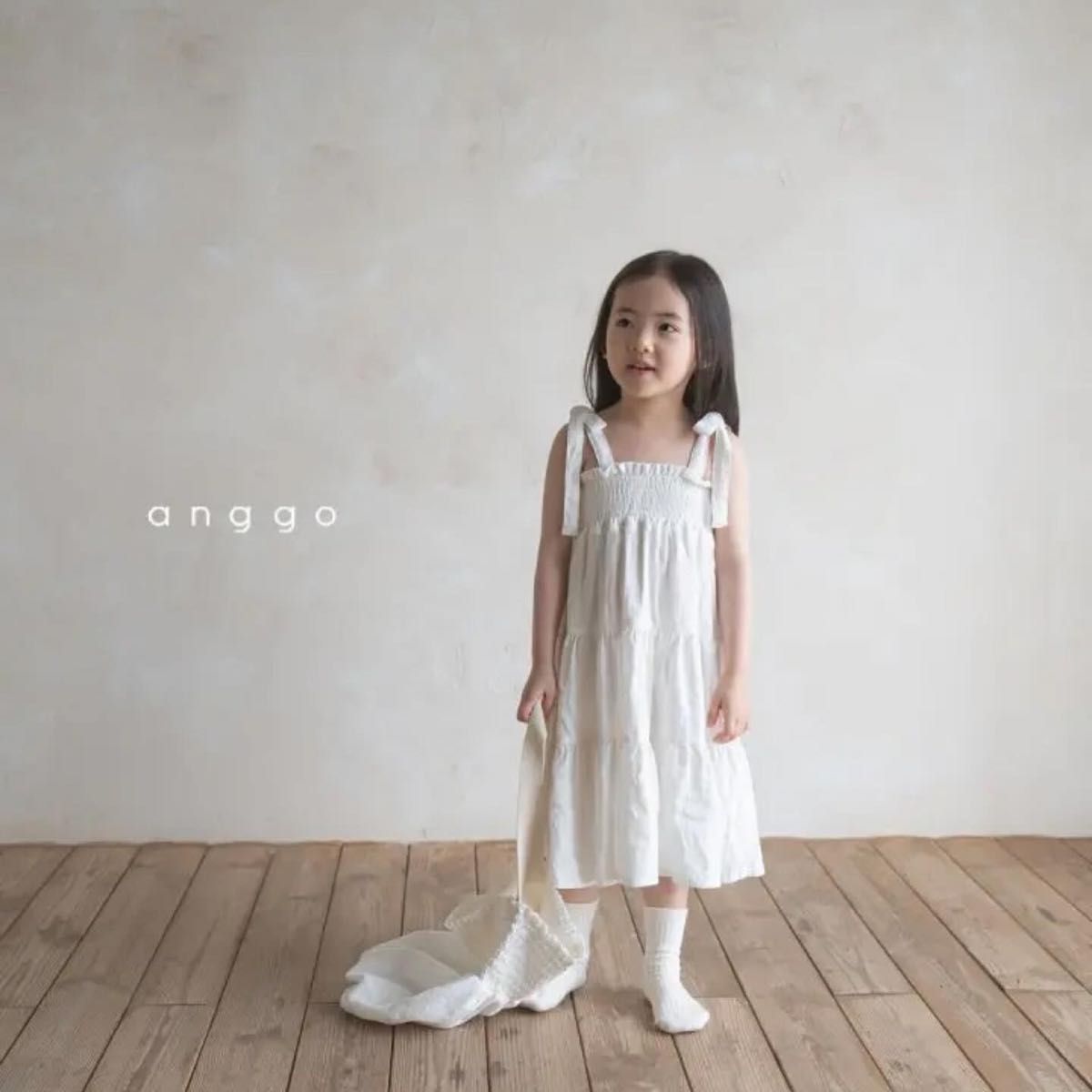 ［S 90size］anggo / latte one-piece