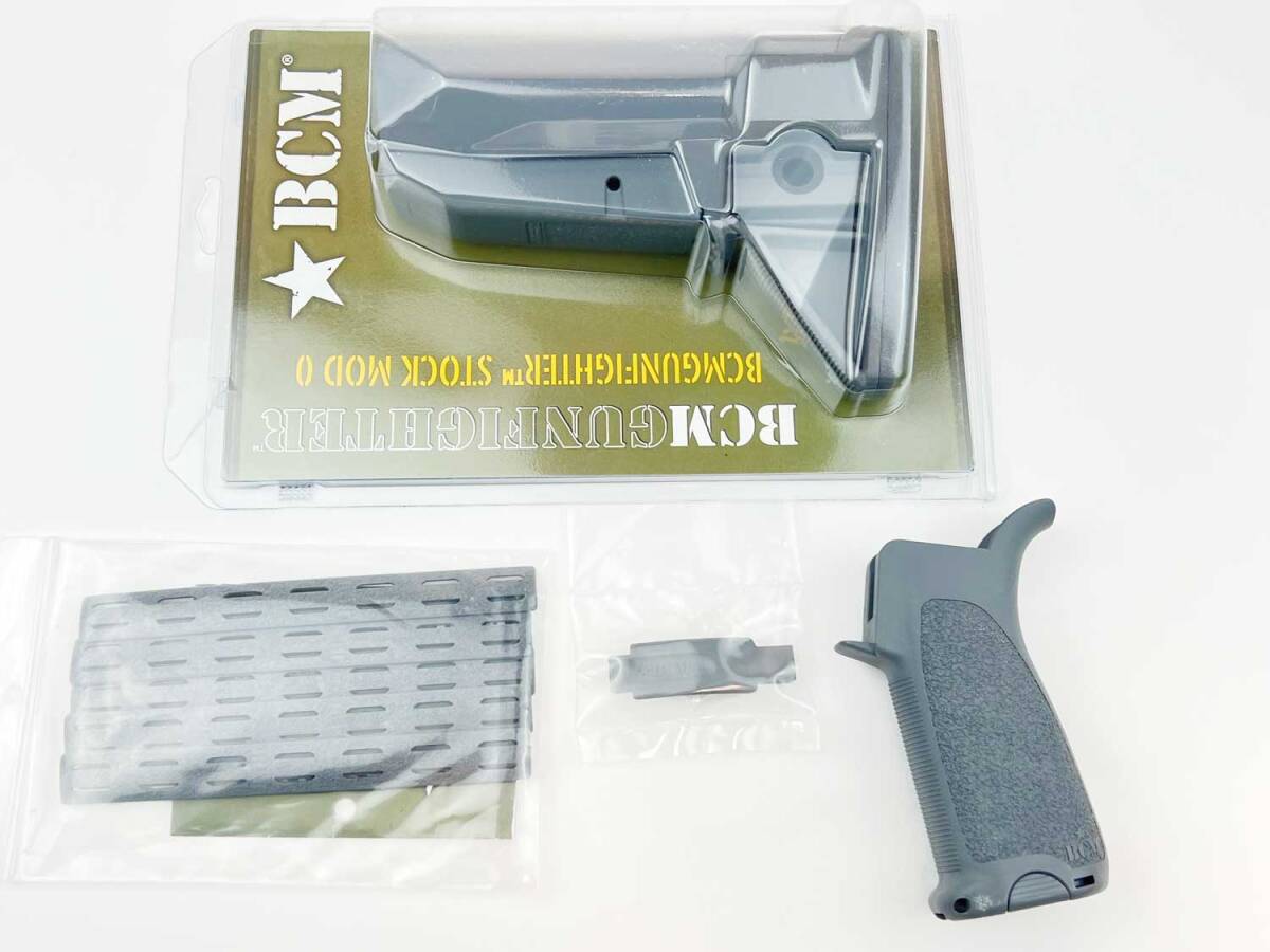 【BCM GUNFIGHTE セット】GRIP MOD 3／Stock Assembly-Mod 0／Trigger Guard Mod 0／KeyMod Rail Panel Kit 5.5-inchの画像1