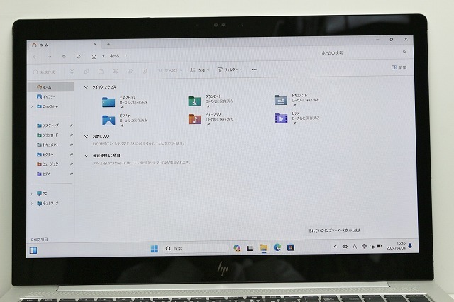 ノートパソコン Windows11 中古 ハイスペック HP EliteBook 850 G5 15.6インチ 第8世代 Core i7 メモリ32GB SSD512GB タッチパネル_画像2