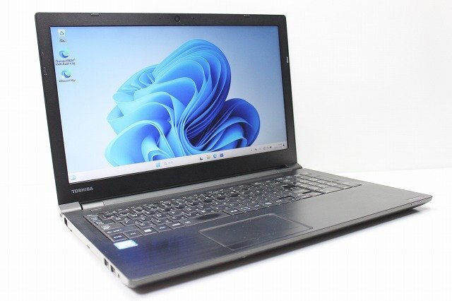 1円スタート ノートパソコン Windows11 東芝 dynabook B65 15.6インチ 第8世代 Core i5 メモリ16GB SSD256GB DVDドライブ Windows10 カメラ
