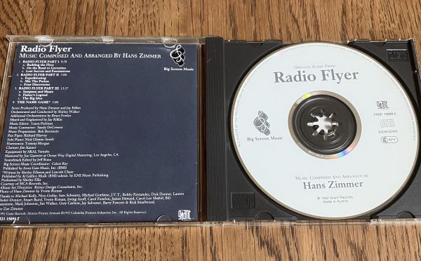 【サントラCD】ラジオ・フライヤー　Hans Zimmer Radio Flyer (Original Score)　ハンス・ジマー　Shirley Ellis　Richard Donner_画像4