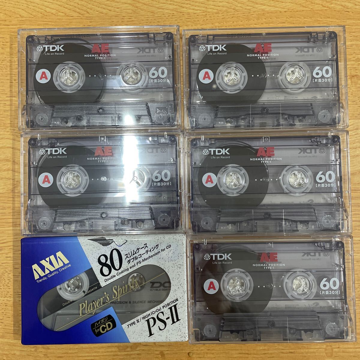 カセットテープ TDK A E 60分 AX I A P SーⅡ の画像1