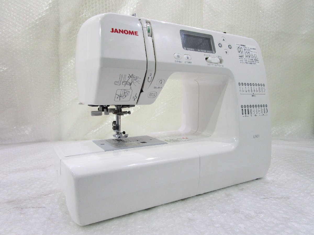 *JANOME Janome компьютер швейная машина IJ501 808 type рукоделие ручная работа текущее состояние товар w42311