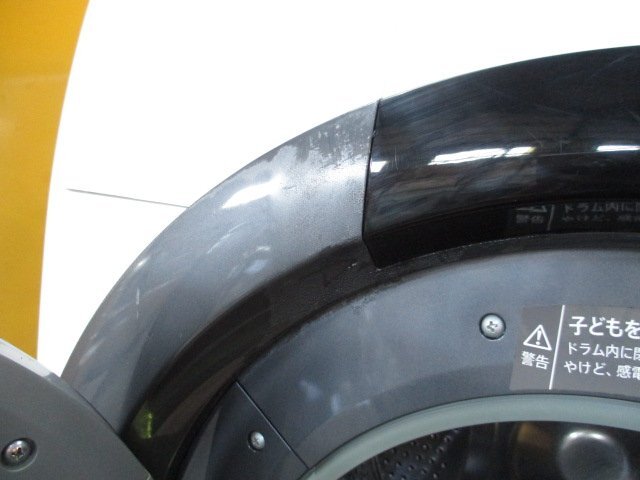 ☆SHARP シャープ ドラム式洗濯乾燥機 洗濯7kg/乾燥3.5kg プラズマクラスター ヒーターセンサー乾燥 ES-S7D-WL 2019年製 直接引取OK w4104の画像6