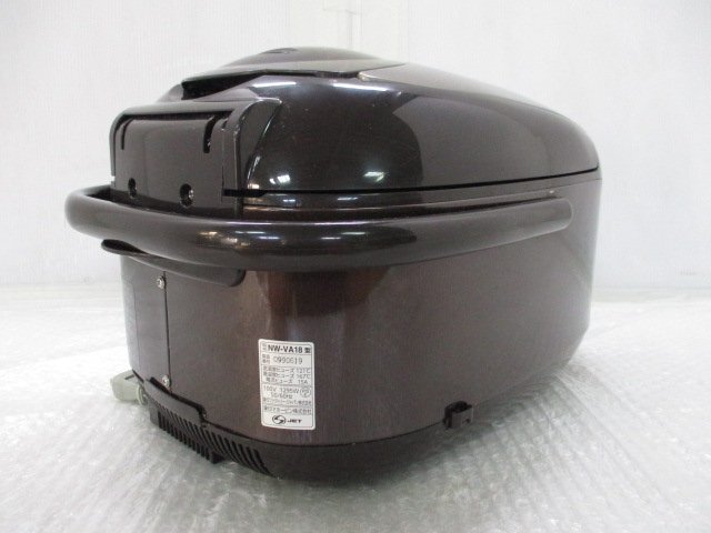 *ZOJIRUSHI Zojirushi IH.. jar rice cooker carry to extremes .. black .. thickness boiler 1...NW-VA18 2019 year made w4164