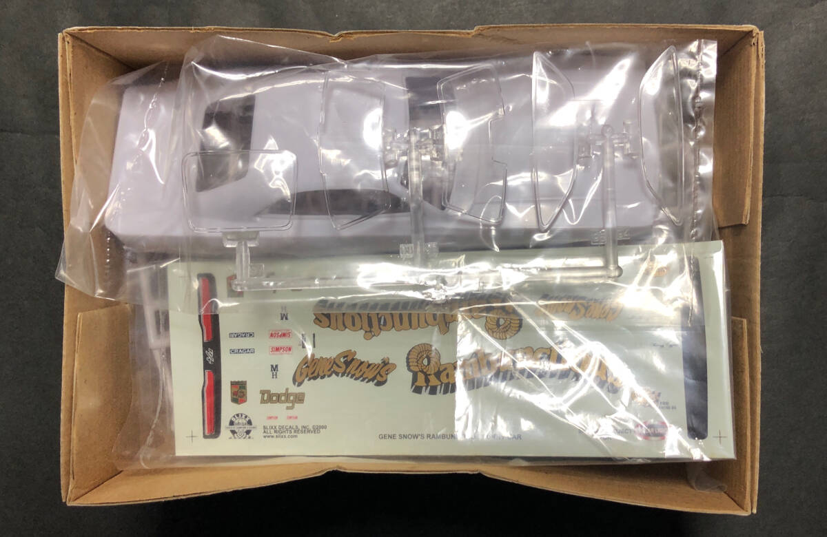 @中古絶版模型堂 ポーラライツ 1/25 ジーン・スノー ラムバンクシャス ファニーカー ダッジチャージャーGene Snow's RAMBUNCTIOUS FUNNYCARの画像2