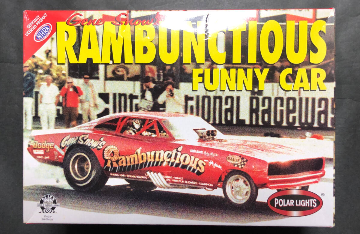 @中古絶版模型堂 ポーラライツ 1/25 ジーン・スノー ラムバンクシャス ファニーカー ダッジチャージャーGene Snow's RAMBUNCTIOUS FUNNYCARの画像1