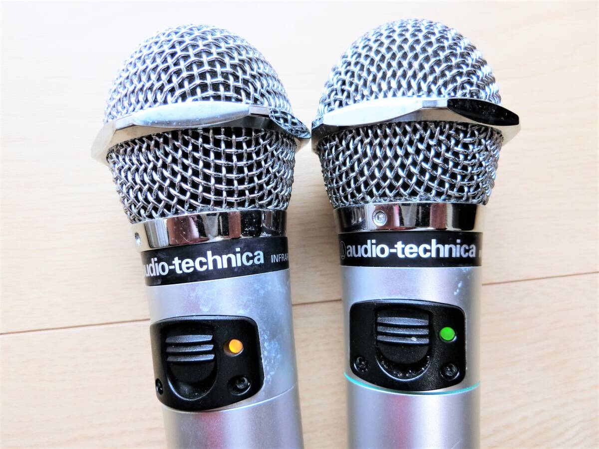 ♪ 美品 audio-technica AT-CLM7000TSX ワイヤレスマイク 中古 ２本 ♪_画像2