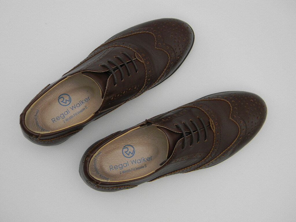 ●★【 Regal Walker 】◆ こげ茶色 革靴（２２ｃｍ）ウォーキングシューズ パンプス