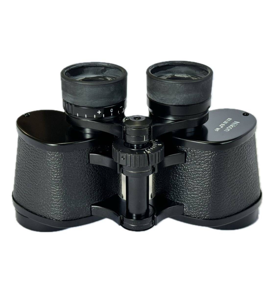 AZ-771 Nikon 双眼鏡 Binoculars 8×30E 8.3°WF ソフトケース 箱 取説 デッド ジャンク 現状 美品 ニコン 日本製 ポロプリズム の画像5
