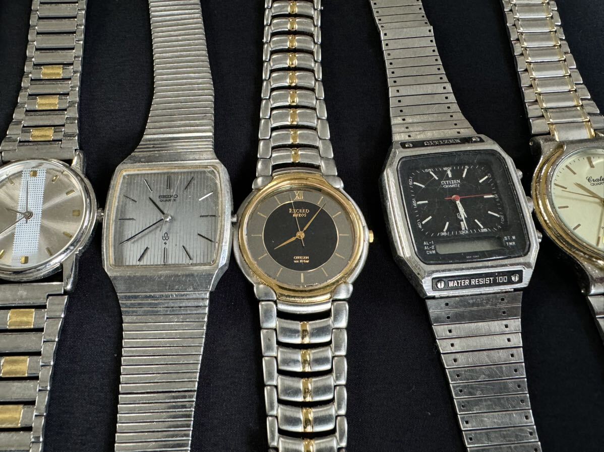AZ-763 メンズ レディース ブランド 腕時計 大量 クォーツ 自動巻き まとめ 動作未確認品 SEIKO CASIO CITIZEN セイコー カシオ 他の画像6