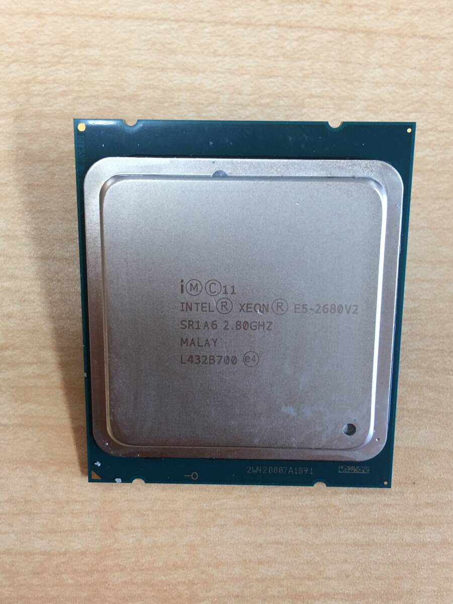 B2812)Intel Xeon E5-2680V2 SR1A6 2.80GHz LGA2011 中古動作品の画像1