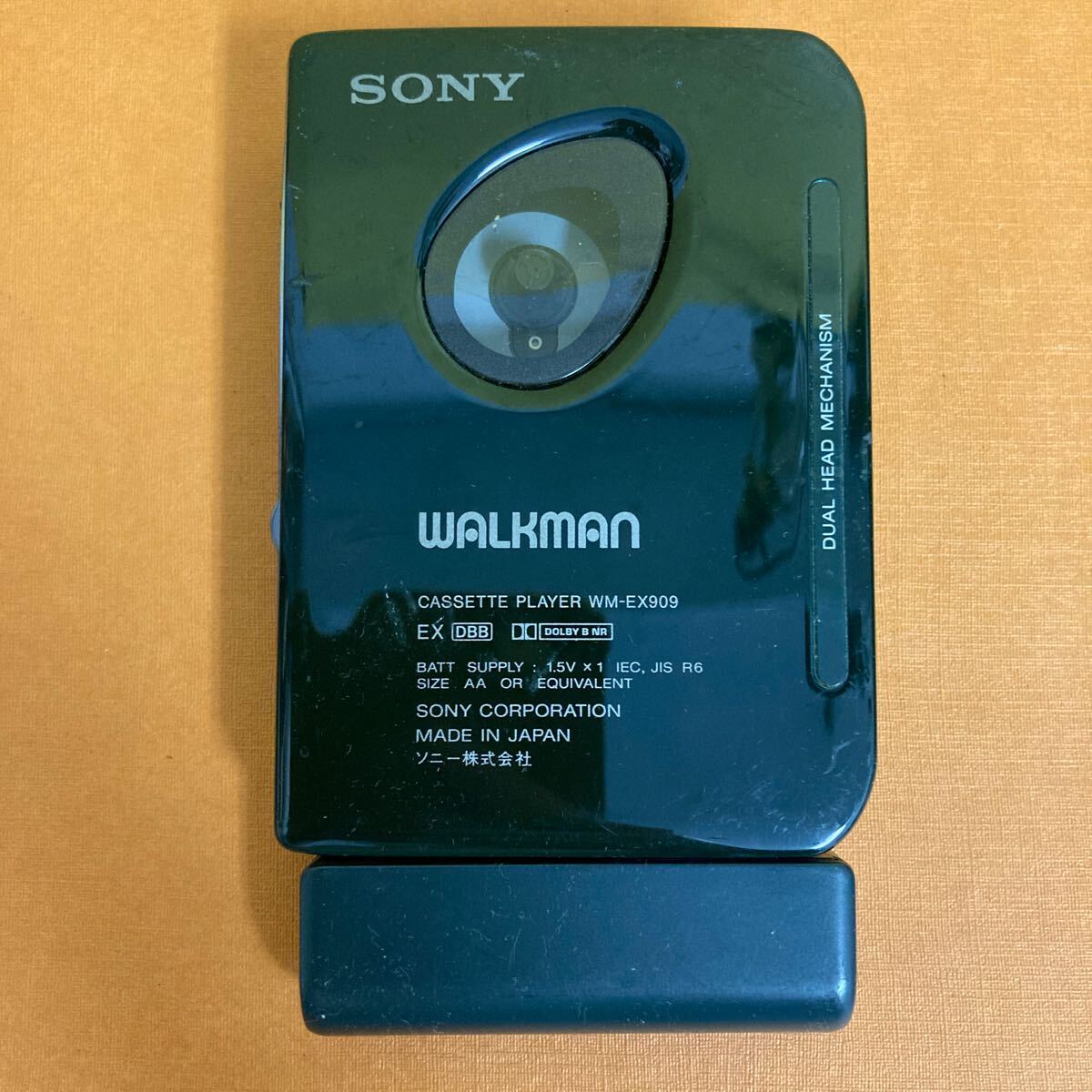 SONY ソニー カセットプレイヤー WM-EX909 リモコンイヤフォン付 深緑の画像3