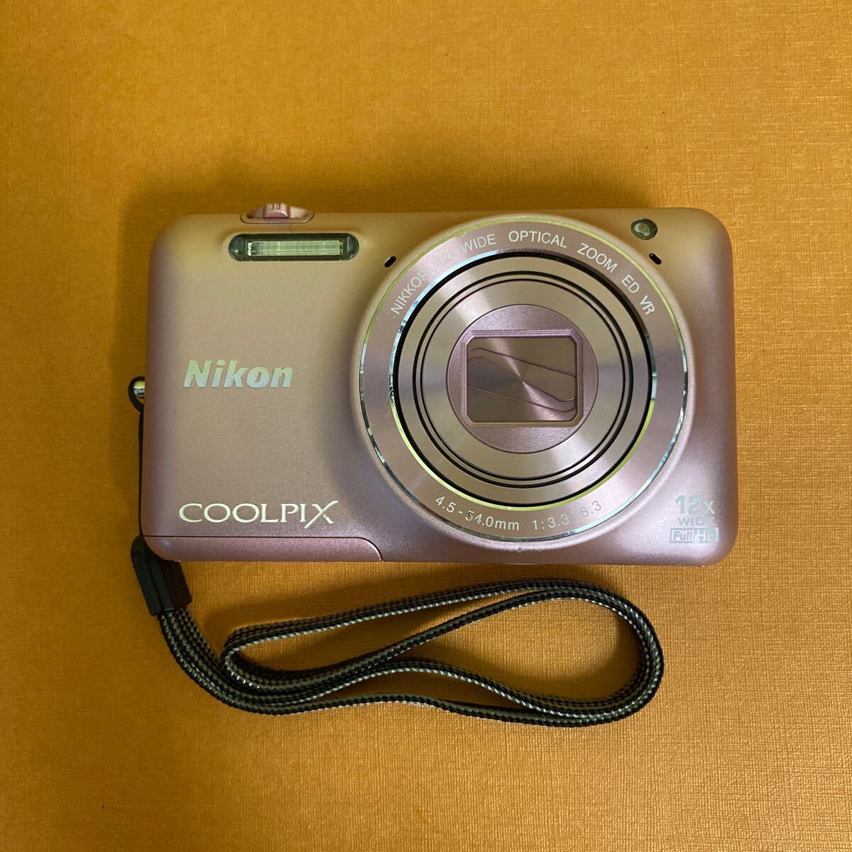 Nikon ニコン COOLPIX コンパクトデジタルカメラ S6600クールピクス シルキーピンクバッテリー付属 の画像1