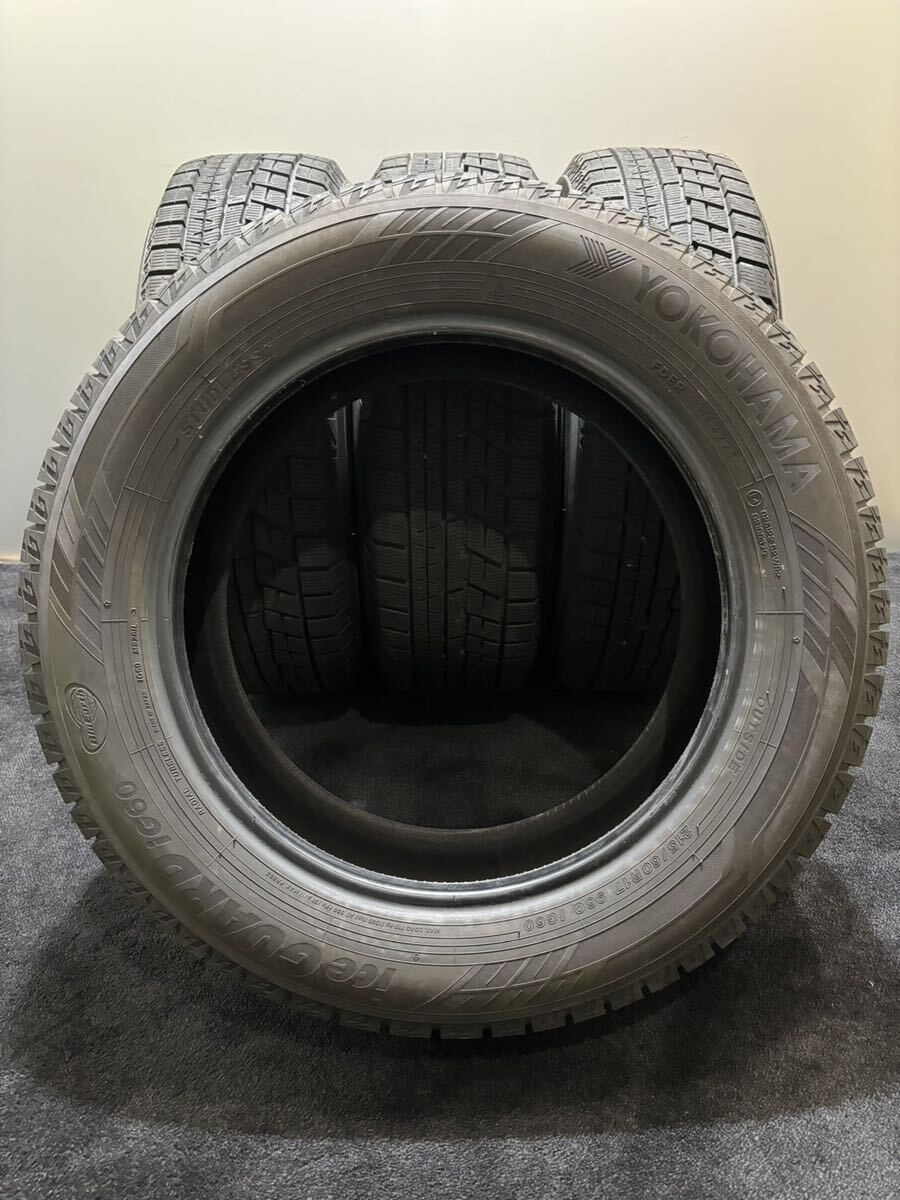 215/60R17 YOKOHAMA/ice GUARD iG60 21年製 スタッドレス 4本 ヨコハマ アイスガード エスティマ C-HR カローラクロス (南7-F413)の画像10