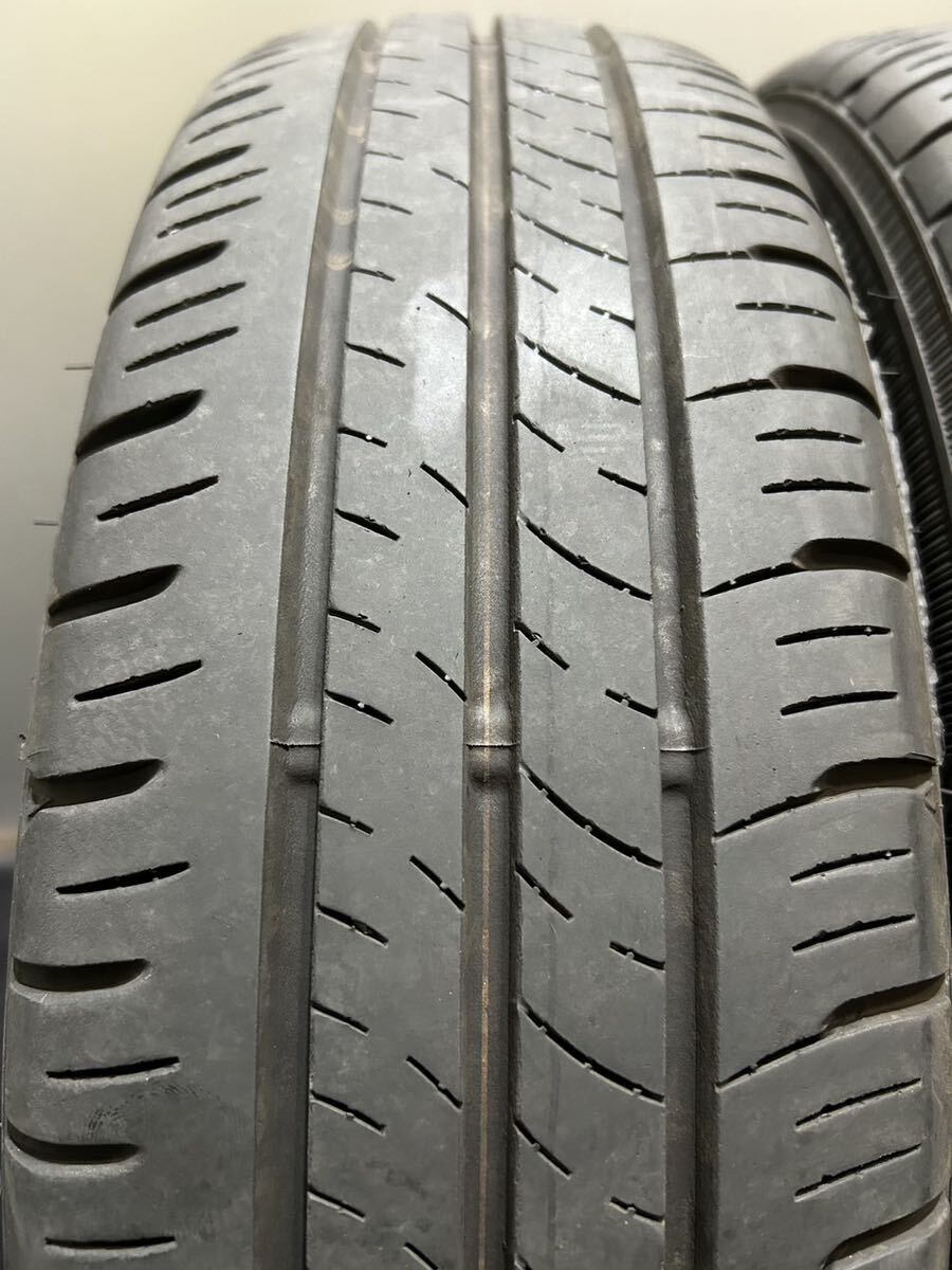 155/65R14 DUNLOP/ENASAVE EC300+ 20年製 スズキ スペーシア 純正 スチール 14インチ 4.5J ＋45 100 4H 夏タイヤ 4本 (南2-F501)_画像6