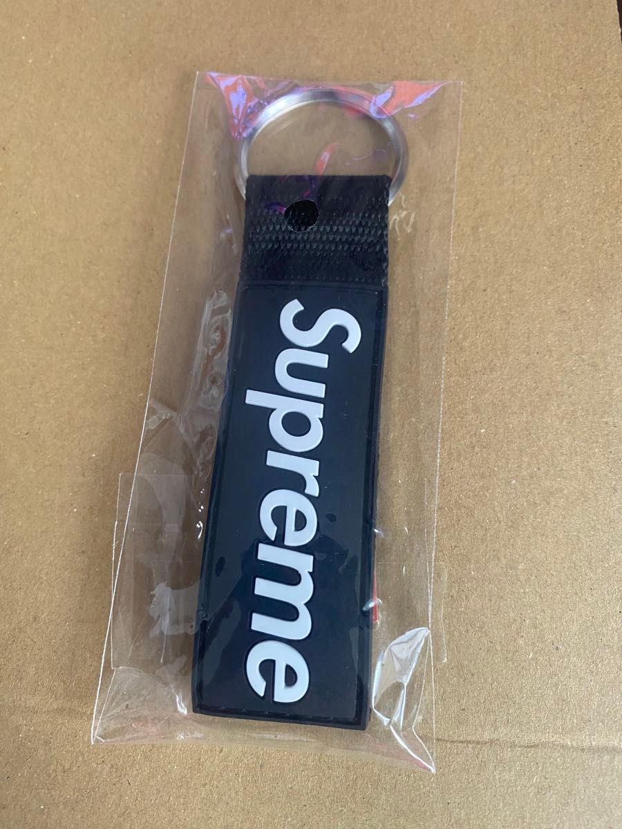 Supreme Webbing Keychain Black 新品未使用