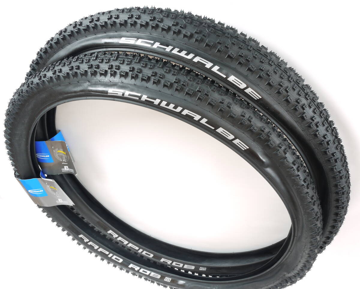 新品 2本セット シュワルベ ラピッドロブ 26x2.25 (57-559) Active ワイヤービード 新品 即納！Schwalbe Rapid Robの画像1