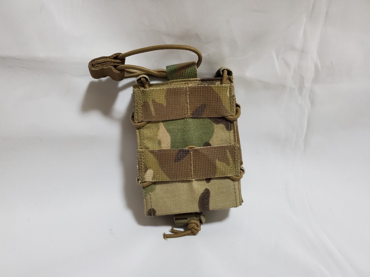 【実物】TYR tactical combat adjustable Happy Mag 5.56/7.62 Mag pouch multicum マガジンポーチ マルチカム M4 SCAR 放出品 官給品②の画像1