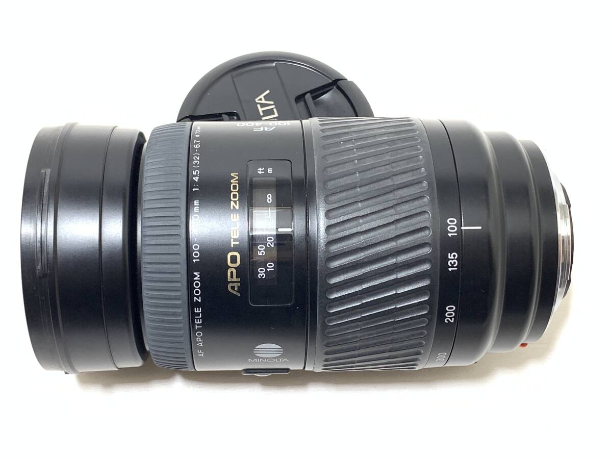 【動作品】ミノルタ MINOLTA 100-400mm AF APO TELE ZOOM f4.5 カメラレンズ 011JLHJC13の画像9