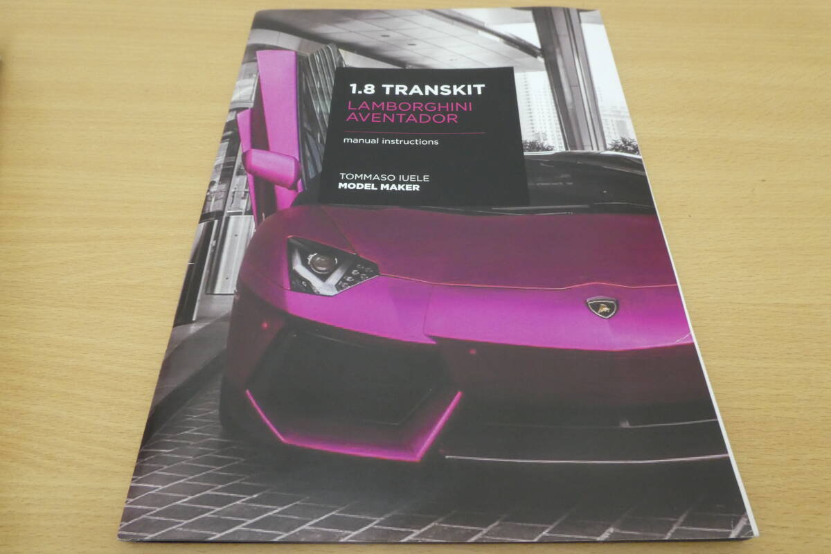  Pocher 1/8 Aventador для trance комплект Pocher Lamborghini AVENTADOR TRANSKIT TOMMASO IUELE MODEL MAKER