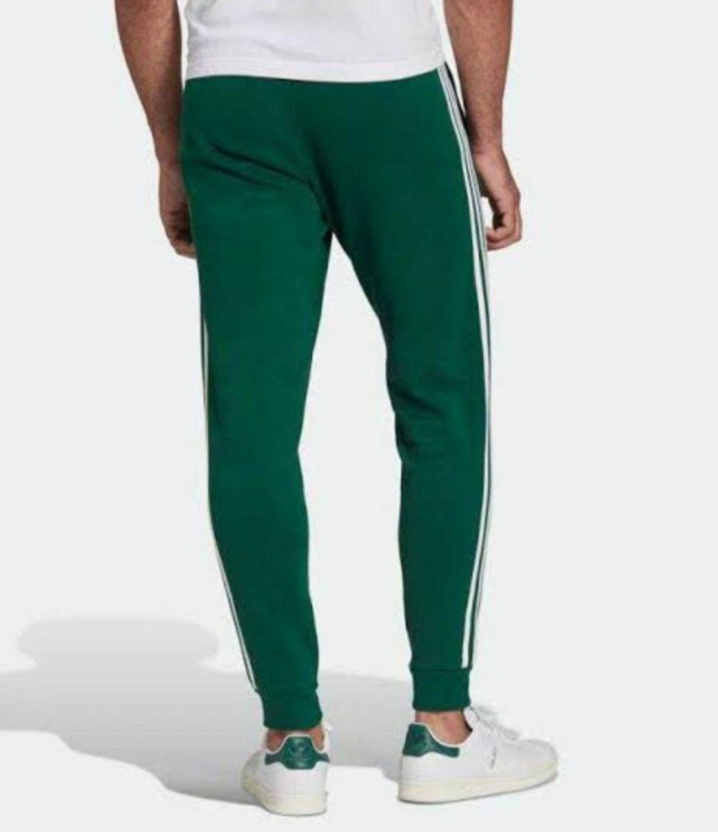 adidas 緑 トラックパンツ アディダス スウェット ジャージ メンズ XL ジャージパンツ originals 裏起毛