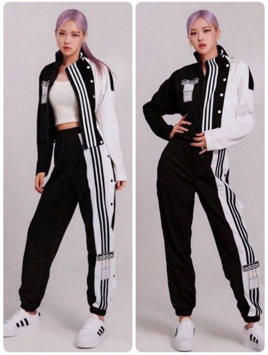 adidas 黒 アディブレイク スナップパンツ ロゼ ジェニー 中島健 adidas 黒 アディブレイク スナップパンツ ロゼ ジェニー 中島健