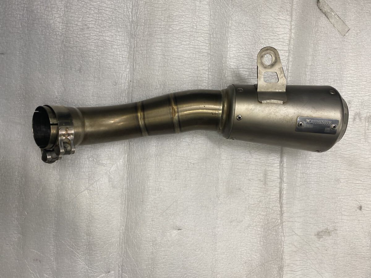 * secondhand goods Akrapovic slip-on stain muffler Yamaha YZF-R25 R-3 MT25 MT03koke scratch equipped JMCA recognition AKRAPOVIC