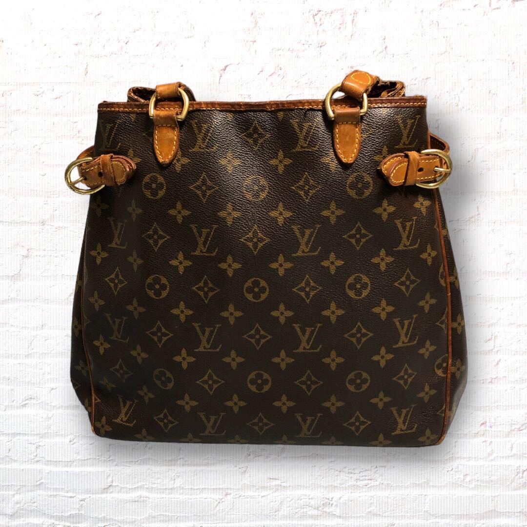 ルイヴィトン Louis Vuitton モノグラム 肩掛け バティニョール ヴェルティカル ハンドバッグ トートバッグ レディース_画像2