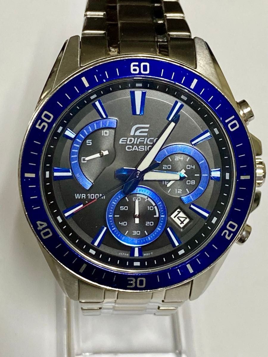 電池交換済･美品！CASIO･EDIFICE･EFR552･クオーツ･ カシオ･エディフィス･クロノグラフ･デイト